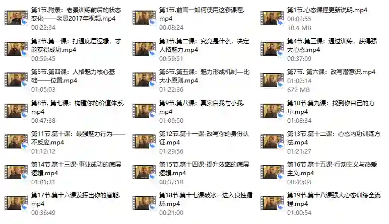 老景拥有强大自信2.0-心语情感库