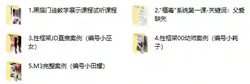 黑猫门徒核心课-心语情感库