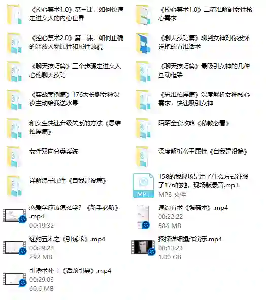 私教必学【魅男方法】-心语情感库