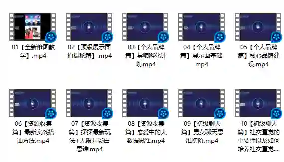 男哥内核3.0-恋爱情商提升 初级课程-心语情感库