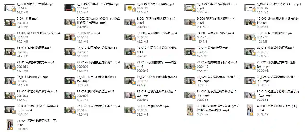 图片[2]-欧阳梦琪《男性魅力提升系列课—无限话题聊天训练从零起步7天社交达人速成》-心语情感库