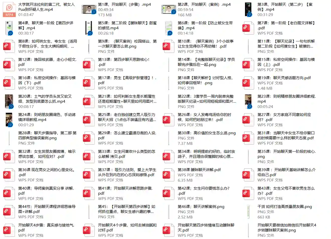 老白一对一私教资料-心语情感库